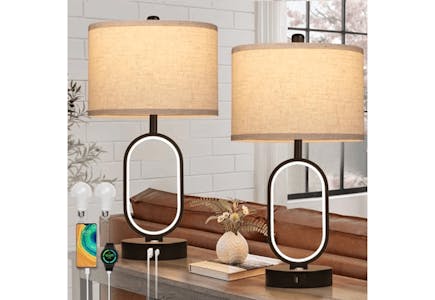 Bedside Lamp 2-Pack