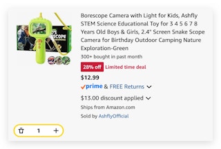 Borescope Camera with Light