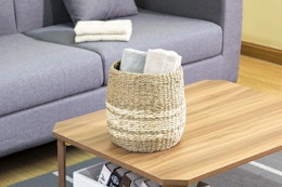 This Mainstays Seagrass Basket Is Now Just $12 at Walmart card image