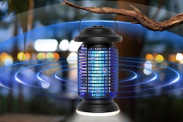 5-Star-Rated Electric Bug Zapper, Just $33.99 After Amazon Coupon card image