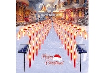 Solar Candy Cane Lights