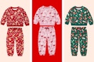 3 Joyful moments toddler joggers sets in three holiday prints