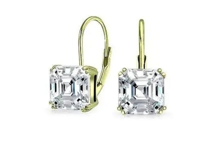 CZ Topaz Earrings
