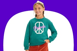 $6 Cat & Jack Kids' Graphic Sweatshirt at Target card image