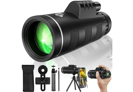 Telescope With Smartphone Adapter