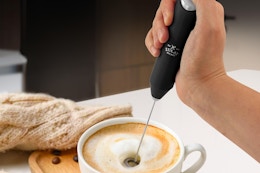 Zulay Kitchen Milk Frother, Just $8.49 on Amazon (Over 10K Sold Last Month) card image