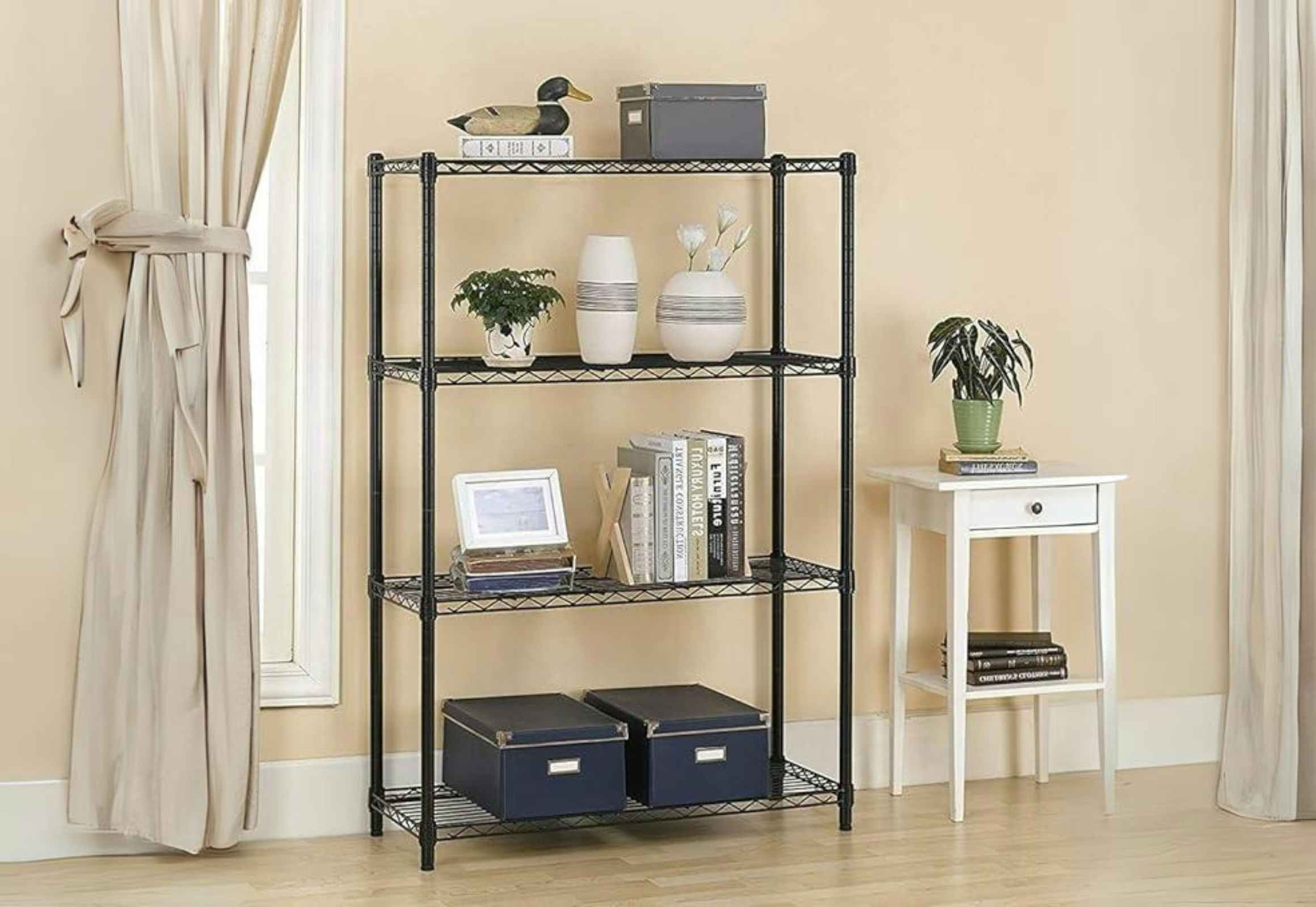 4-Tier Shelving Unit, Only $39.99 on Amazon