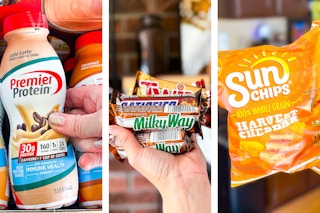 snack deals on a background