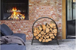 Bestselling Firewood Rack, Only $30 at Walmart card image