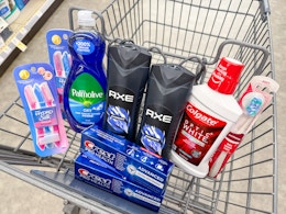 colgate crest axe schick palmolive items in walgreens cart