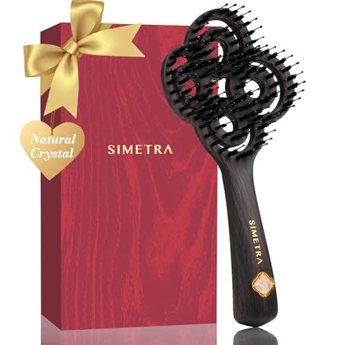 Gold-Plated Detangling Hair Brush