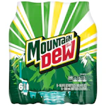 3 Mountain Dew Soda 6-Packs