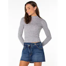 Women's Mockneck Sweater Top
