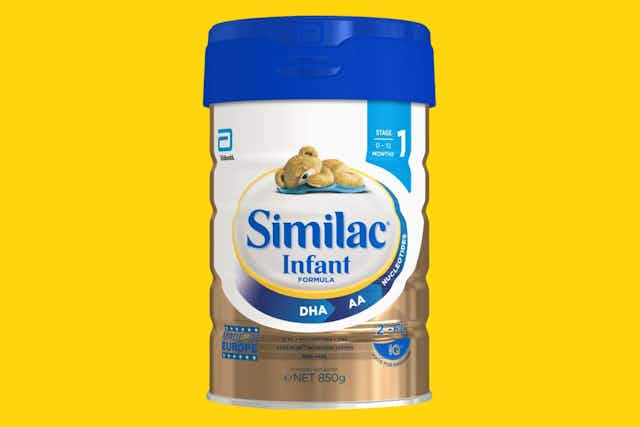 Similac 30-Ounce Baby Formula Powder, as Low as $8.66 on Amazon card image