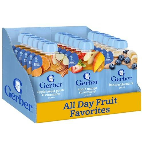 Gerber Fruit & Veggie Pouches 18-Pack