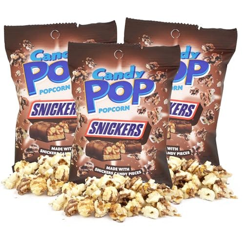 Candy Pop Snickers Popcorn 3-Pack