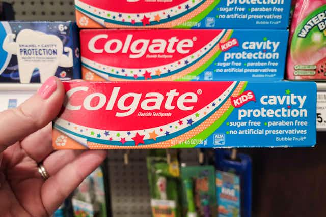 Colgate Kids Cavity Protection Toothpaste, Only $1.02 at Kroger card image