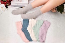amzon fuzzy sock