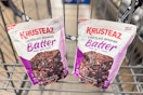 krusteaz brownie batter in shopping cart