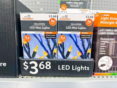 Orange LED Mini String Lights