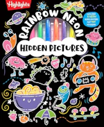 Rainbow Neon Hidden Pictures Activity Book