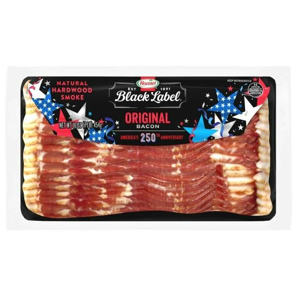 2 Hormel Black Label Bacon Packs