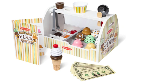 Melissa & Doug Ice Cream Counter