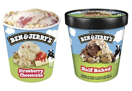 2 Ben & Jerry's Ice Cream Pints