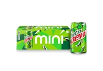 4 MTN Dew Mini Soda 10-Packs