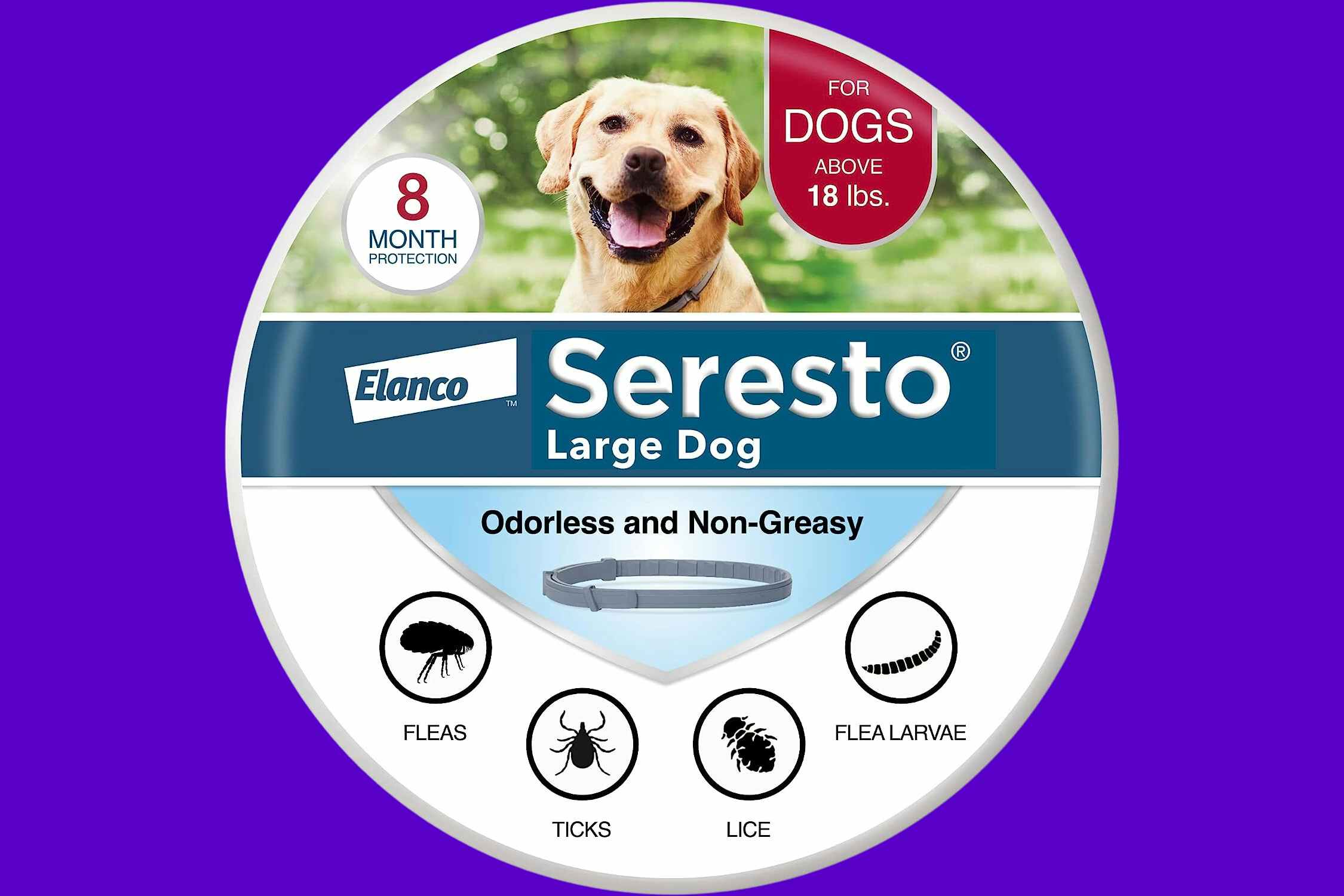Seresto Large Dog Flea and Tick Collar, as Low as $41 on Amazon
