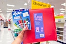 Target in-store school supply clearance