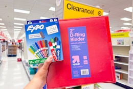 Target in-store school supply clearance