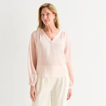 Women's V-Neck Blouse