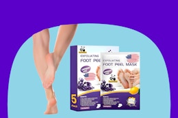 Foot Peeling Masks 5-Pack, Only $5.99 on Amazon card image