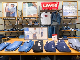 Women's Levi's Display Area