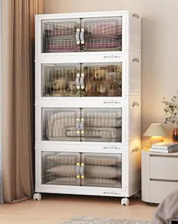Stackable Storage Bins 4-Pack