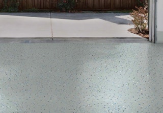 EpoxyShield floor in the garage