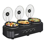 Triple Slow Cooker Buffet Server