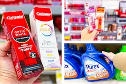 80% Off or Higher Drugstore Steals: Detergent, Makeup, Toothpaste, and More card image