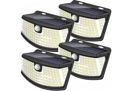 Solar Motion Sensor LED Lights