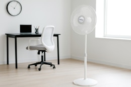 Save $40 on a Commercial-Grade Pedestal Fan, Now $52  at Walmart (Reg. $92) card image