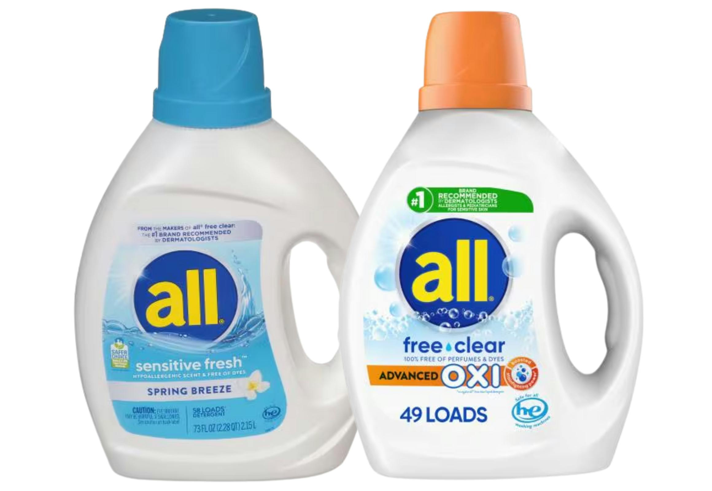 2 All Detergents (107 Loads)
