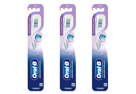 3 Oral-B Toothbrushes