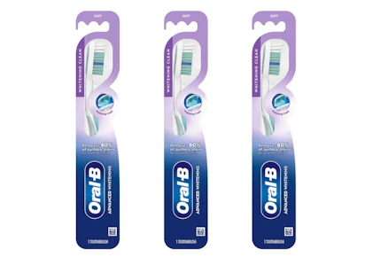 3 Oral-B Toothbrushes