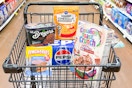 kroger matchup groceries in shopping cart