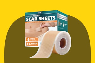 Silicone Scar Sheets, Tape for Surgical Scars - 60" x 1.6" Roll - 1.5M, Med Grade Reusable Effective for Keloid, C-Section, Tummy Tuck, Acne