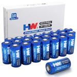 CR123A Lithium Batteries 24-Pack