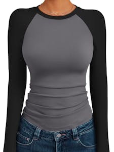 Women's Long Sleeve Crop Top