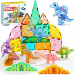 Magnetic Tiles Dinosaur Set