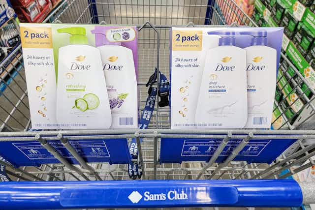 Get 2 30-Ounce Dove Body Wash Bottles for $9.23 at Sam's Club (Reg. $15.48) card image